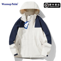 WASSUP PALM衝鋒衣男女秋冬2023新款防風防水三合一戶外登山外套