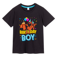 Футболки с коротким рукавом для мальчиков и девочек, летние хлопковые детские повседневные футболки с принтом сирены, модные забавные детские футболки, подарок