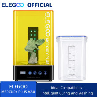 ELEGOO MERCURY PLUS V2.0 стирка для 3D принтера и фотоэлемент для отверждения моделей 2 в 1 стирка и отверждения с контейнером для стирки