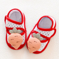 Сандалии для новорожденных, дышащая сетчатая обувь для начинающих ходить, Нескользящие, мультяшный рисунок, для мальчиков и девочек, летняя обувь для первых шагов