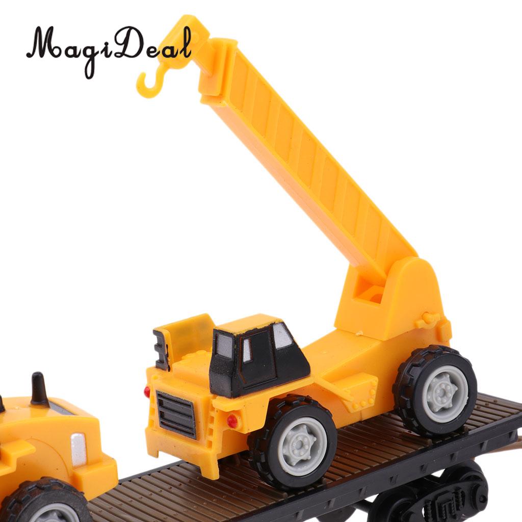 MagiDeal 1:87 Train Model Kids Toy Electric Track Train Freight Car Railroad Car Train Carriages Diecast Vehicle Compartment