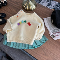 Детский однотонный Повседневный базовый свитер с круглым вырезом, плотная Детская Мягкая шерстяная одежда с напуском для мальчиков и девочек, осенне-зимние свитера, топ с капюшоном
