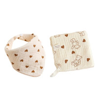 Мягкое квадратное полотенце, детский нагрудник для ухода за ребенком, тканевые нагрудники для младенцев