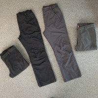 衝鋒褲男子戶外保暖兩件套可拆卸抓絨冬季加絨加厚防水防風登山褲