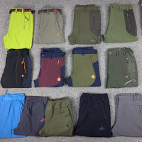 福利 撿漏 清倉 男女情侶衝鋒褲 速乾長褲彈力長褲春夏秋休閒褲子