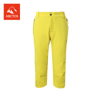 極星 女款春夏季戶外速乾褲薄輕薄透氣彈力休閒七分褲 AGSB12142