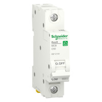 Автоматический выключатель Schneider Electric RESI9 1P 50А 6кА тип C