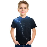 Рубашка для маленьких мальчиков и девочек, модная крутая рубашка с 3D принтом, Подарочная модная детская рубашка, Детская футболка, забавная Молодежная рубашка, Топ