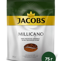 Кофе молотый в растворимом Jacobs Millicano, 75 г