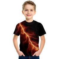 Рубашка для маленьких мальчиков и девочек, модная крутая рубашка с 3D принтом, Подарочная модная детская рубашка, Детская футболка, забавная Молодежная рубашка, Топ