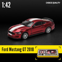 Caipo 1:42 Ford Mustang GT 2018, собранная версия, модель Super игрушечная гоночная машина, литой и игрушечный автомобиль, модель автомобиля для детей