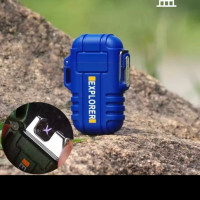 Зажигалка плазменная водонепроницаемая с двойной дугой и зарядкой от USB