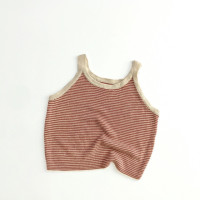 Олень jonmi 2023 летние детские трикотажные топы для малышей корейский стиль футболки без рукавов Повседневные шикарные детские подтяжки футболки