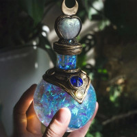 Креативное украшение русалки Aura Moon Magic Potion, настольное украшение, волшебное зелье, эльфов, сокровище, антидот, флакон для образцов, украшение для дома