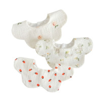 Слюнявчик в виде лепестков для детей 0-24 м, 3 шт.