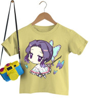 Футболки с аниме «рассекающий демонов», уличная одежда для девочек с мангой, кочом, шинобу, забавный комикс, футболка с коротким рукавом, детская одежда