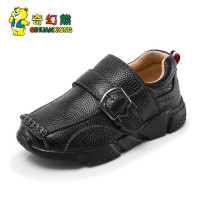 Туфли из натуральной кожи для мальчиков, модная повседневная обувь для начинающих ходить детей, европейские размеры 23-38