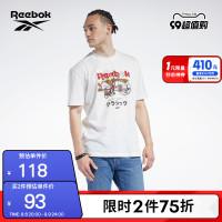 Reebok銳跑官方23夏季男女CL INTL TEE經典運動戶外圓領短袖T恤