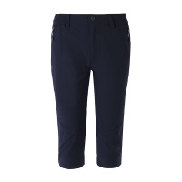 探路者2018夏季女士戶外速乾褲彈力運動五分褲薄款彈力女褲