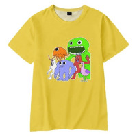 Детская футболка Garten of Banban с коротким рукавом летние топы из чистого хлопка для мальчиков и девочек летние топы для маленьких детей