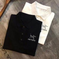 草牌無中生有高端夏季白色長袖polo衫男士休閒商務翻領短袖T恤男