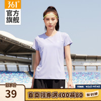 361運動T恤女2023夏季新款瑜伽健身跑步服女士短袖透氣寬鬆速乾衣