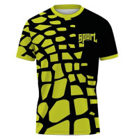 Мужская футболка, быстросохнущая футболка, одежда для соревнований по игре, дышащие спортивные топы с принтом для мальчиков