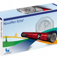 Шприц-ручка НовоПен Эхо (NovoPen Echo), шаг 0,5 ед.