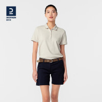 迪卡儂polo衫女短袖T恤女高爾夫運動上衣修身透氣旗艦店官方IVE2