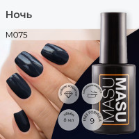 Masura Гель-лак MasuMasu "Ночь" / черный / 8 мл M075
