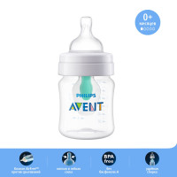 Бутылочка Philips Avent SCF810/14 Anti-colic с клапаном AirFree™ от 0 мес, 125 мл, прозрачный