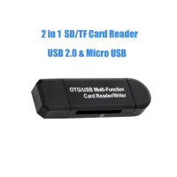 OTG Устройство для чтения карт памяти, USB 2,0 3,0 Type-C Micro USB SD TF 8 Pin адаптер для iPhone Android