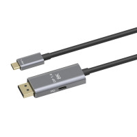 Кабель USB C к DisplayPort 8K DP Type C 3,1 к DisplayPort 1,4 кабель 8K @ 60 Гц для MacBook Pro Samsung S21 Huawei 1 м 2 м 2 м