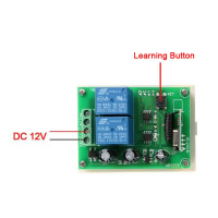 Беспроводной удаленный коммутатор QIACHIP 433 МГц DC 12 V