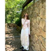 WANANTONG 穿了停不下來的降落傘褲! 細節up 設計感休閒長褲女夏