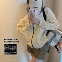 NSS COLLECTN同款 抽繩連帽衝鋒衣寬鬆薄款徒步組套 夏季防曬外套