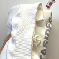 超火oversize白色連帽運動衫外套女春秋款美式潮牌重磅情侶長袖上衣