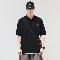 GTRG夏季新款男士polo短袖230克重磅ins潮流個性純色中袖