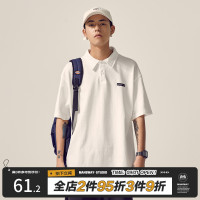 男道夏季POLO衫短袖T恤男生潮2023日系寬鬆休閒情侶半袖ins拉夫·勞倫馬球衫