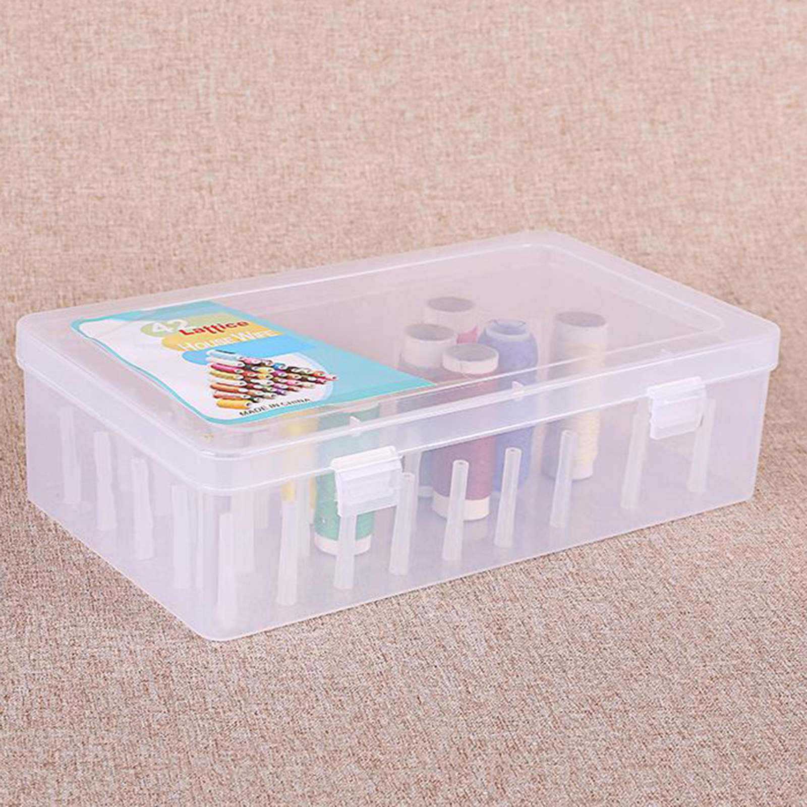 Thread Storage Box 42 Spool Sew Spools Box Spools EMPTY Holder C