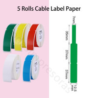 Niimbot D11 D101 D110 официальный стикер этикетки бумаги 5 рулонов/упаковка различных размеров и стилей белый цвет этикетки бумаги Etiqueta Papel