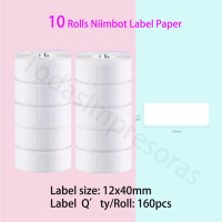 Niimbot термо Этикетка Бумага авто наклейка этикетки клей чистый цвет белая бумага для использования в D110 D101 D11 карманные тепловые принтеры