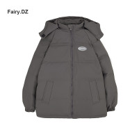 反季短版羽絨衣女韓版2023年秋冬新款潮加厚寬鬆純色可脫卸帽外套