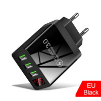 Быстрое зарядное устройство USB 3,0 для iPhone 12 pro 11 Xiaomi Samsung Huawei 5 в 3 А