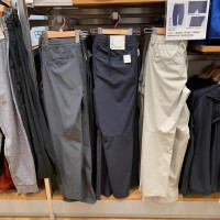 優衣官方男裝彈力舒適長褲防曬吸濕速乾褲輕薄修身直筒褲 462071