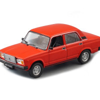 VAZ 2107 LADA (USSR RUSSIAN) 1982 RED #262 | ВАЗ 2107 ЖИГУЛИ АВТОЛЕГЕНДЫ СССР #262