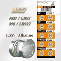 Литиевые батарейки AG7 395 LR927 395AL926F SR927SW 10 шт