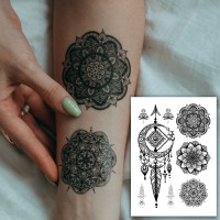 Tattoo'шки Временная тату "Ловец снов" 21*15см