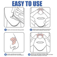 Индивидуальные герметичные носовые полоски 100 шт., носовые полоски для лучшего облегчения дыхания при естественном синусе, продукт для ухода за здоровьем