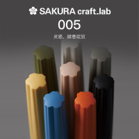 日本文具櫻花低重心黃銅筆sakura craft lab 005啫喱墨水花朵寶珠筆簽字筆中性筆水性筆女士高顏值高檔禮品0.5